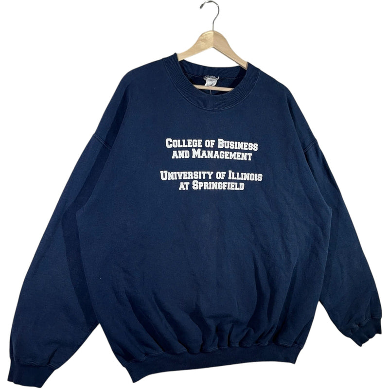 Vintage University Of Illinois At Springfield Crewneck