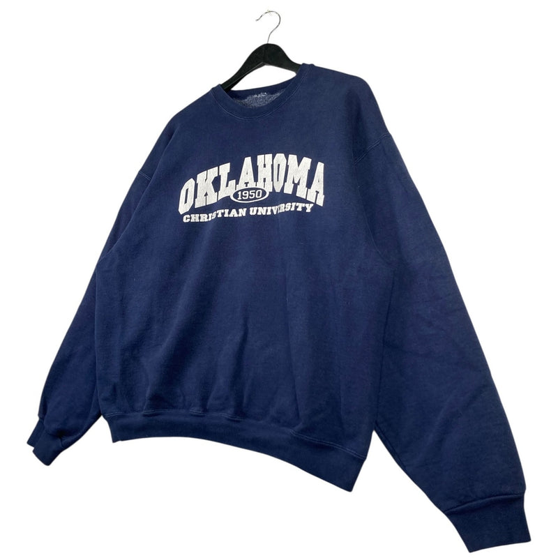 Vintage Oklahoma Christian University Spellout Crewneck