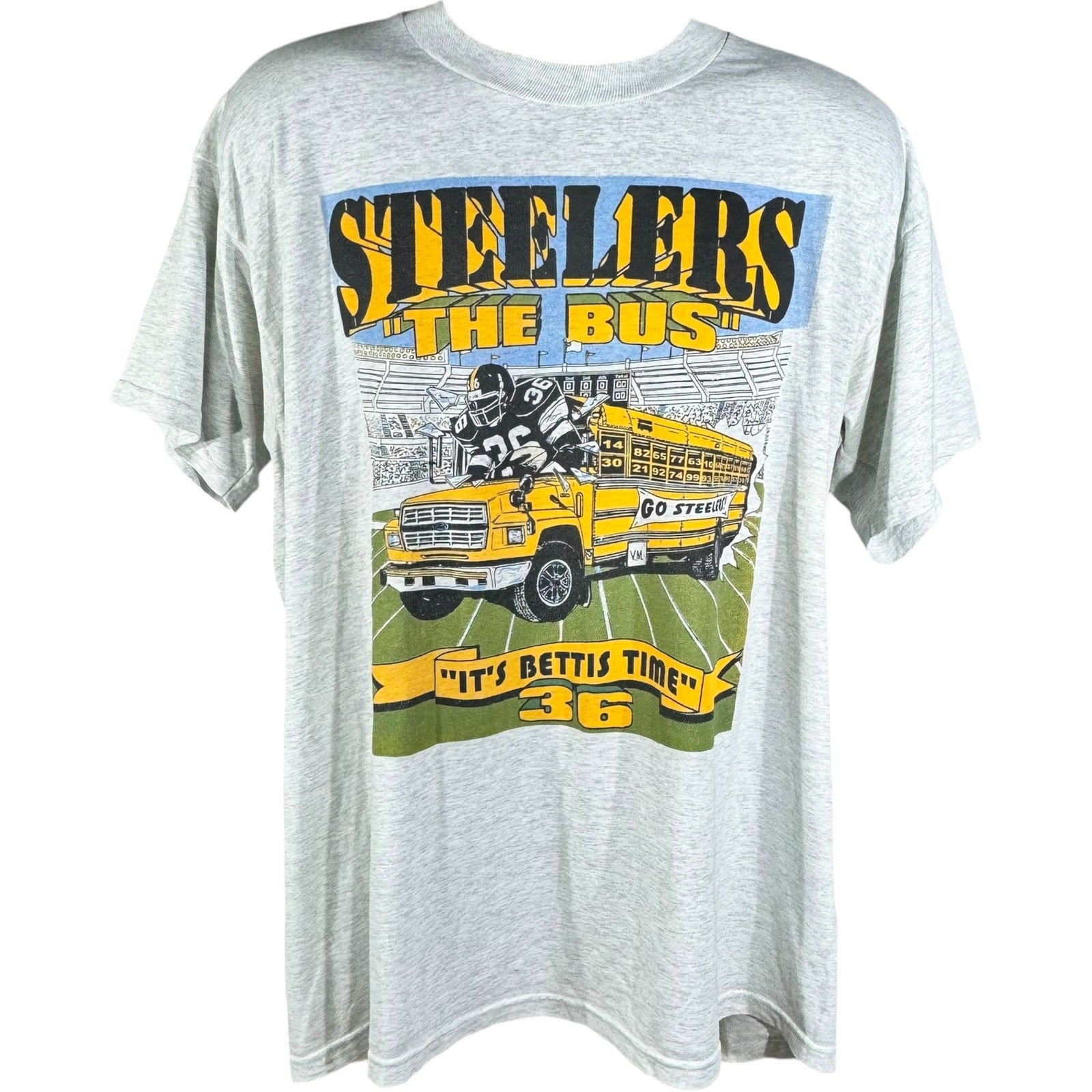 Vintage Pittsburgh Steelers Jerome Bettis "The Bus" Tee