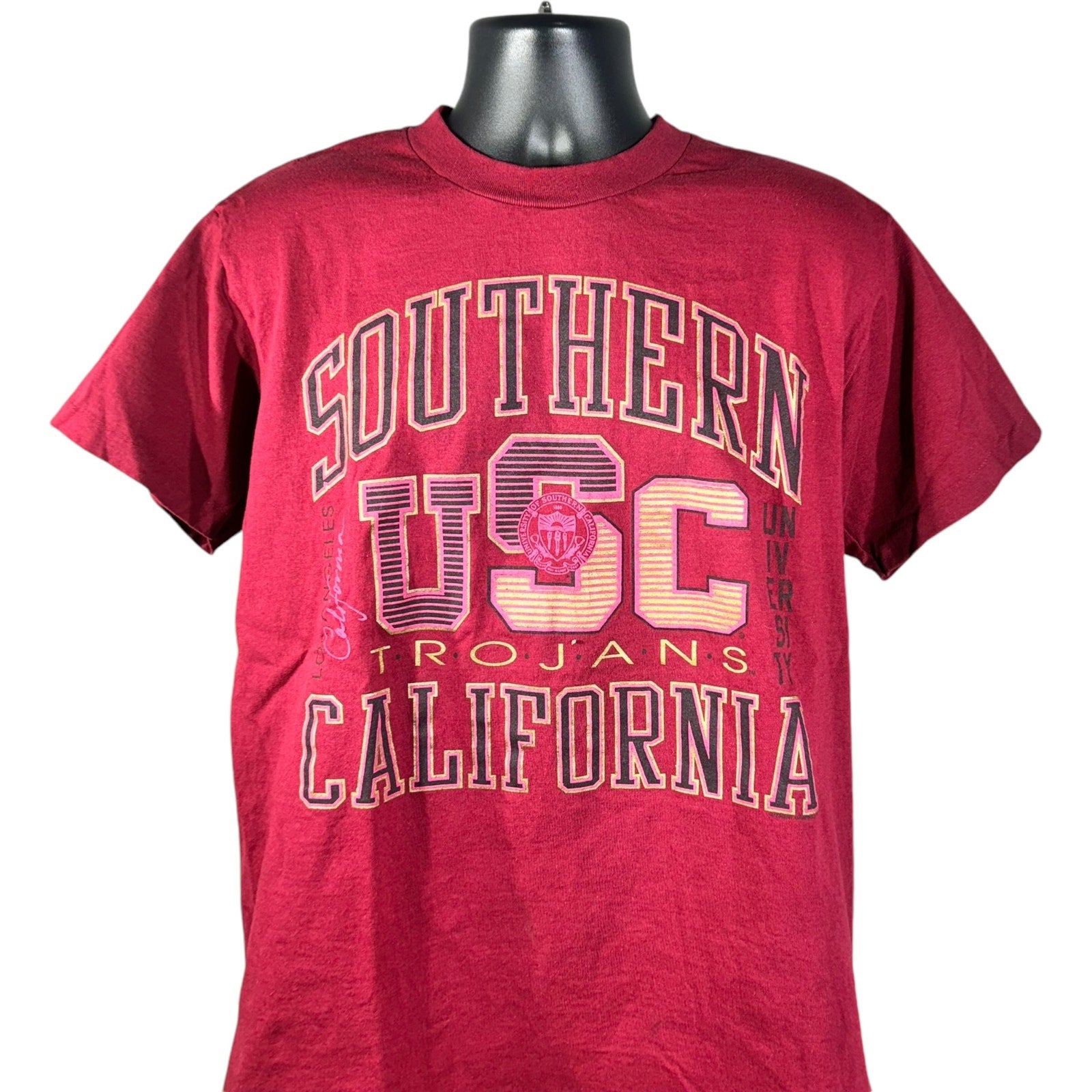 Vintage University Of South California Trojans Spellout Tee