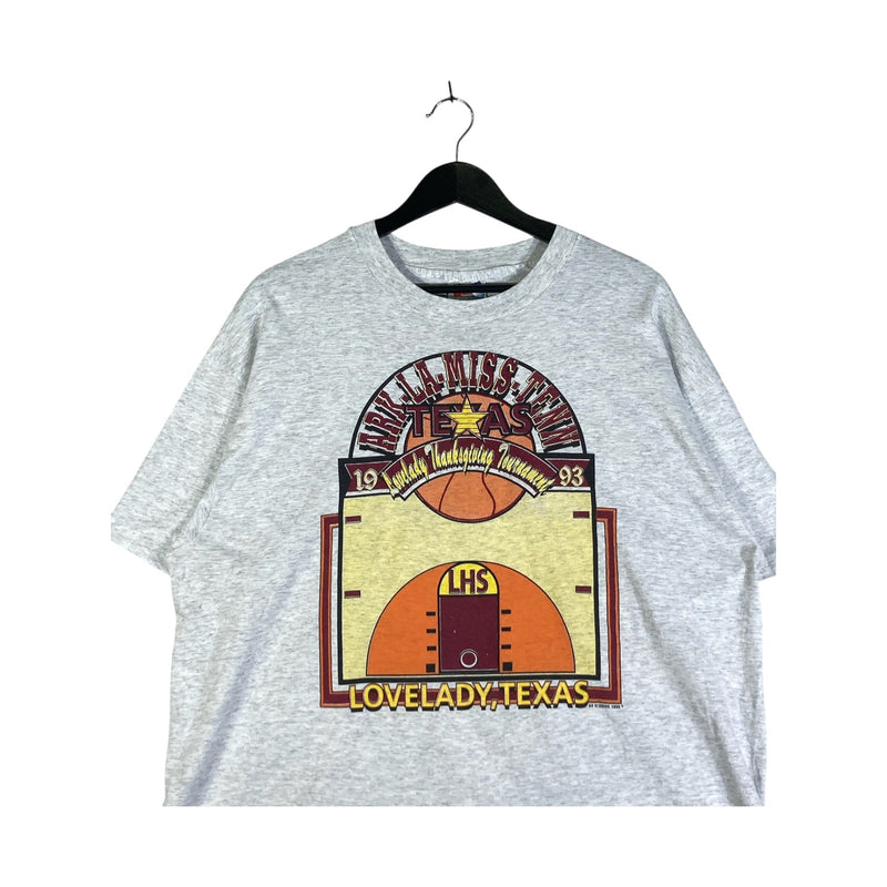 Vintage Lovelady Thanksgiving Basketball Tournament T-Shirt