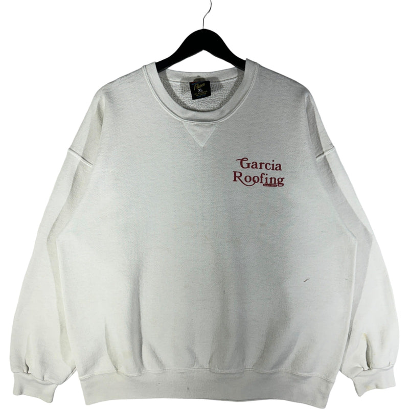 Vintage Garcia Roofing "World Tour" Crewneck 90s