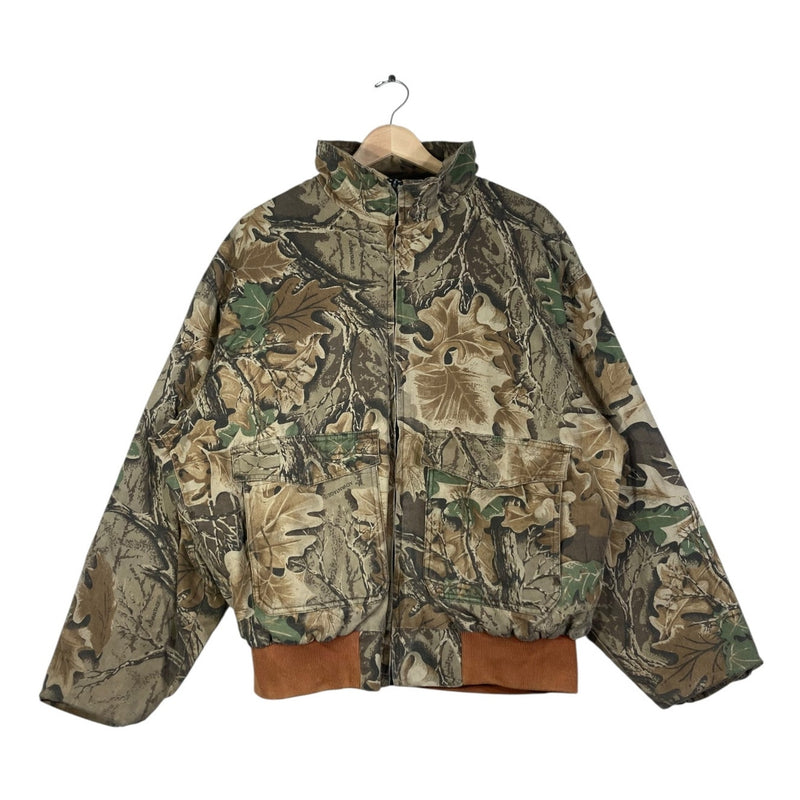Vintage Red Head Camo Bomber Jacket