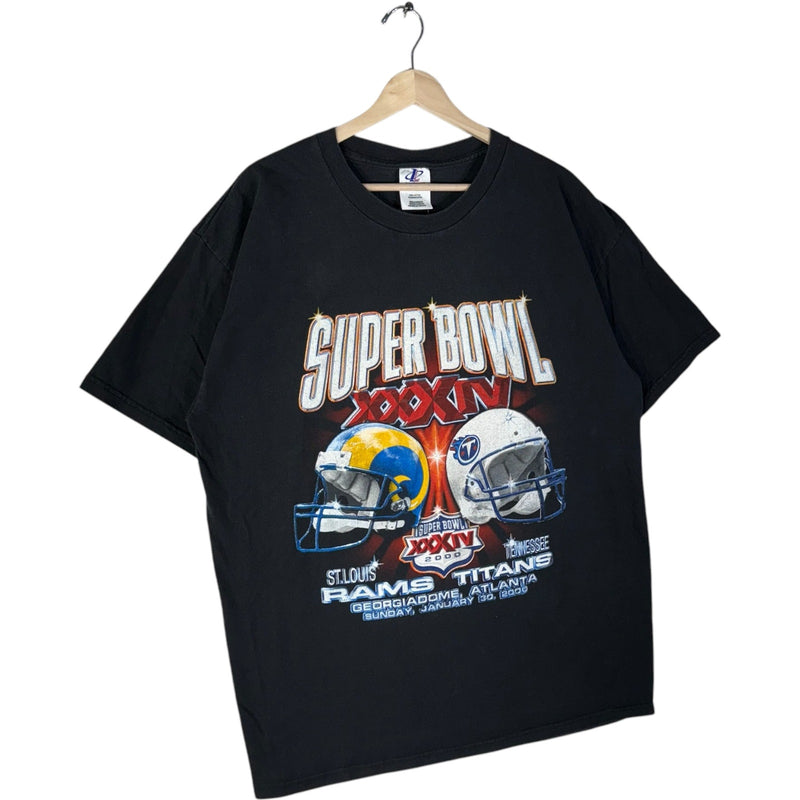 Vintage Logo Athletic Super Bowl 34 Rams vs. Titans Tee