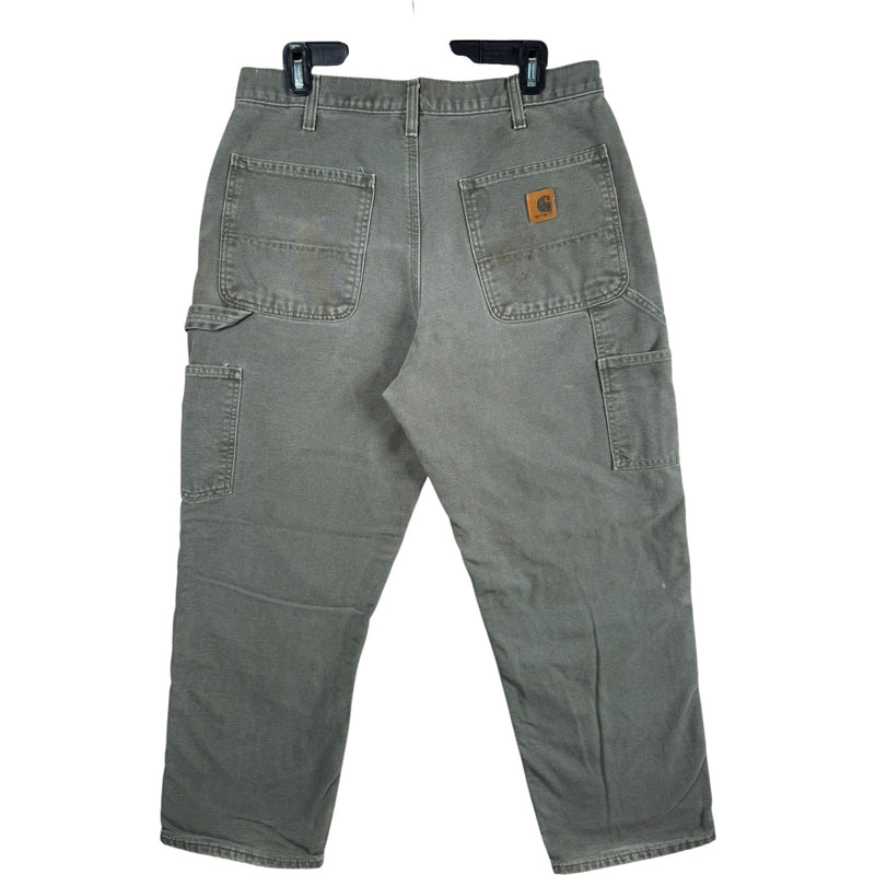 Vintage Carhartt Carpenter Canvas Work Pants 33