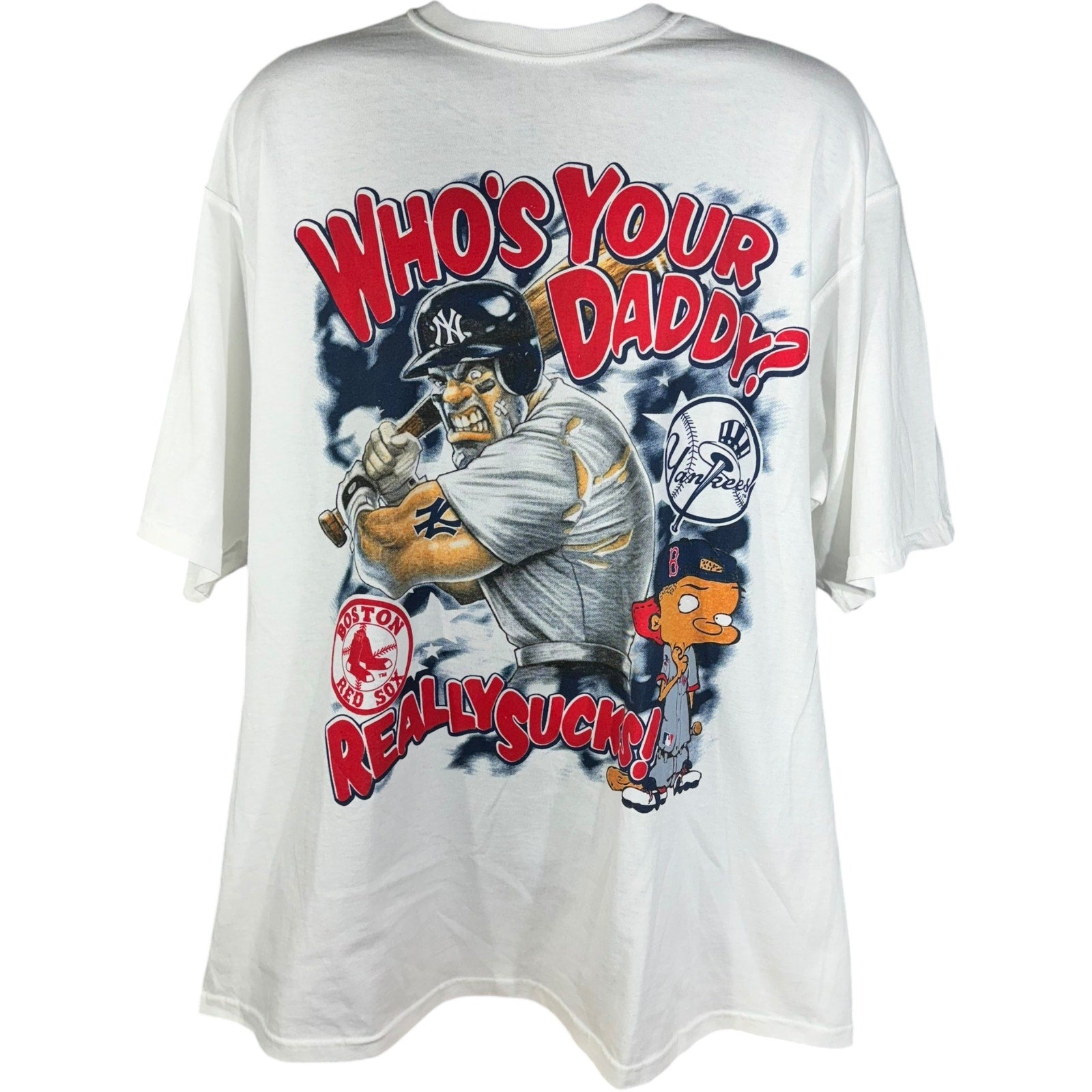 Vintage NY Yankees "Who's Your Daddy" Anti Boston MLB Tee