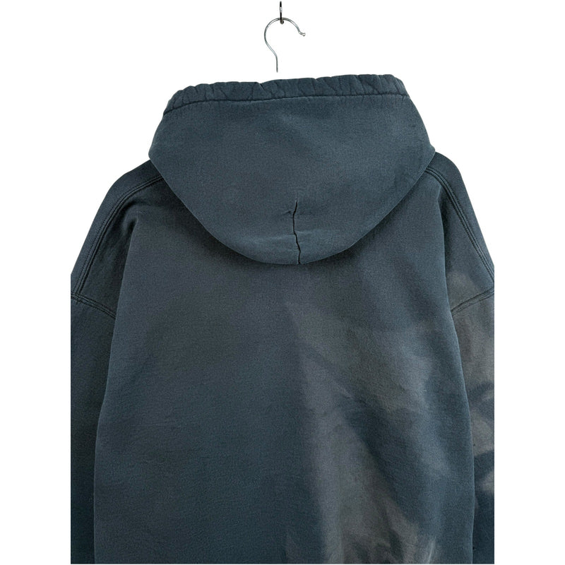 Vintage Gildan Snap-on Pullover Hoodie