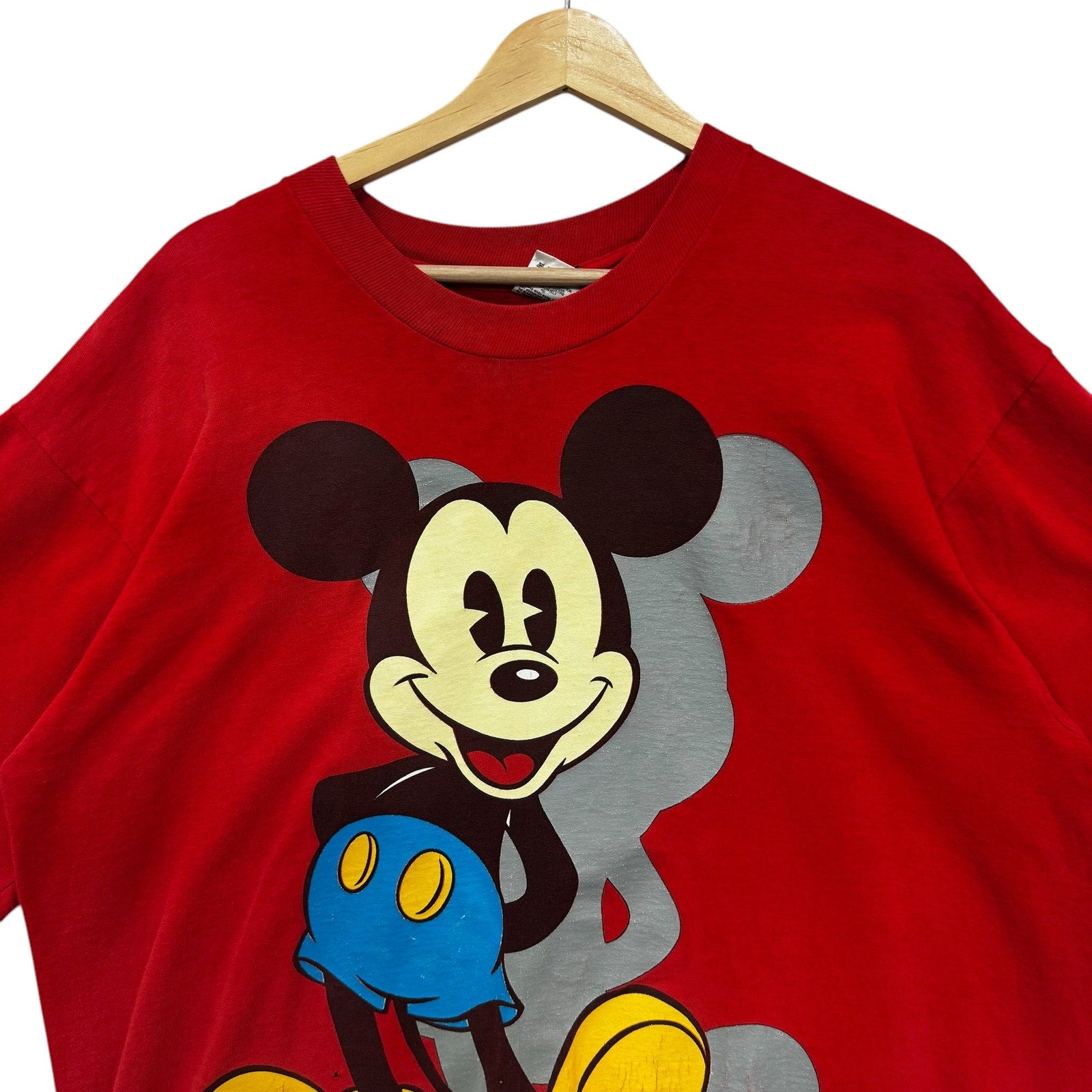 Vintage Mickey Mouse Big Print Disney Tee 90s