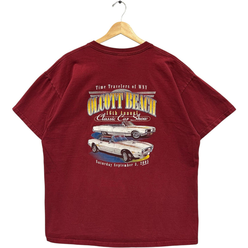 Vintage Olcott Beach 16th Annual Classic Car Show Tee 2005