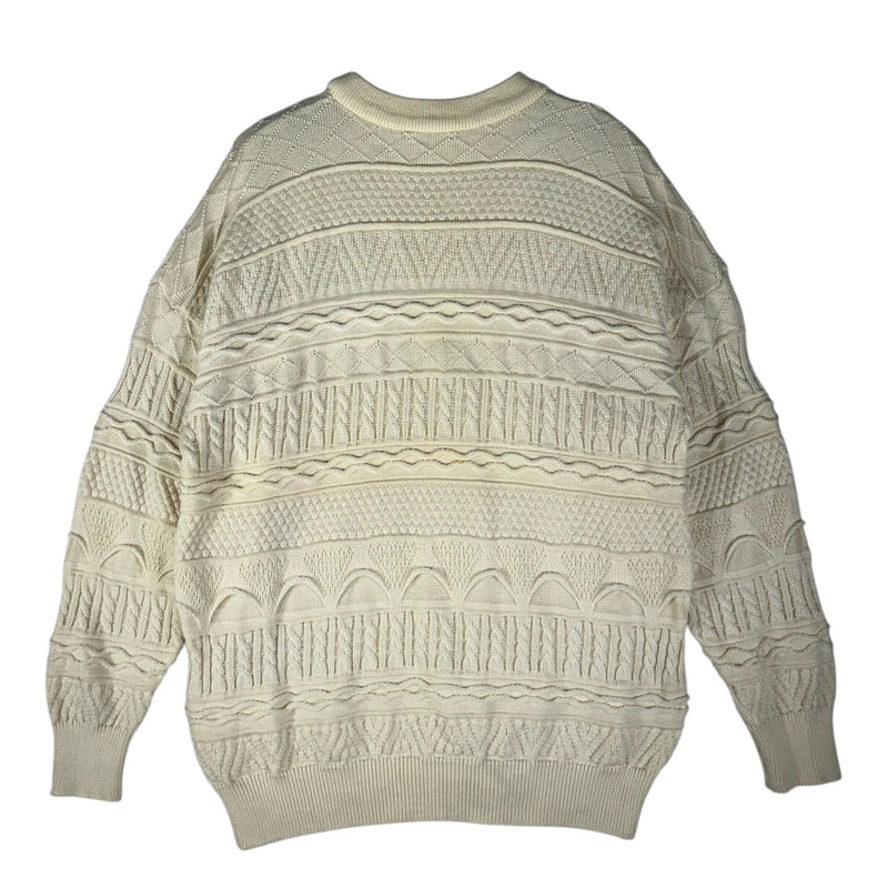 Vintage Toorallie 3D Knit Textured Wool Sweater