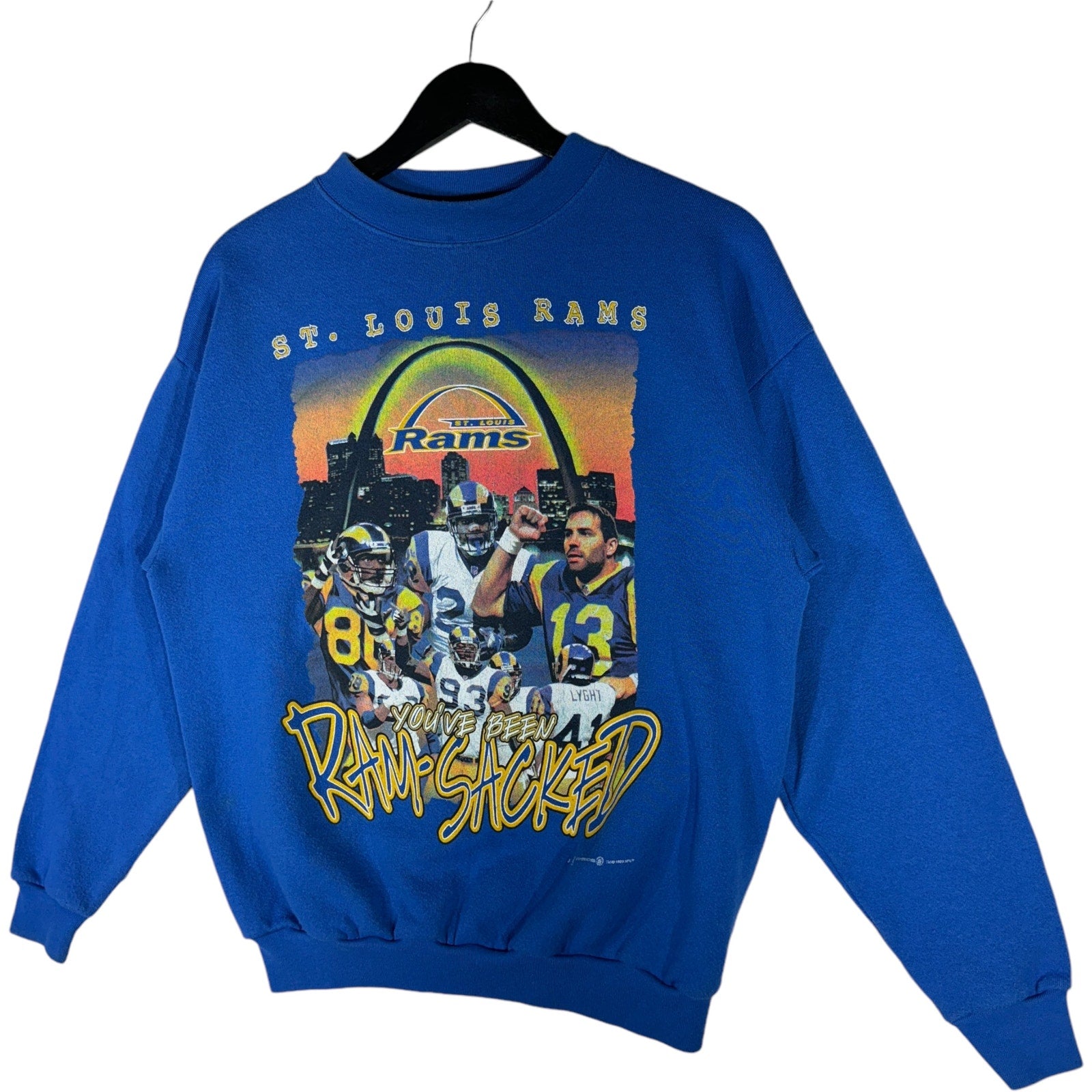 Vintage St. Louis Rams " You've Been Ram-Sacked " Crewneck