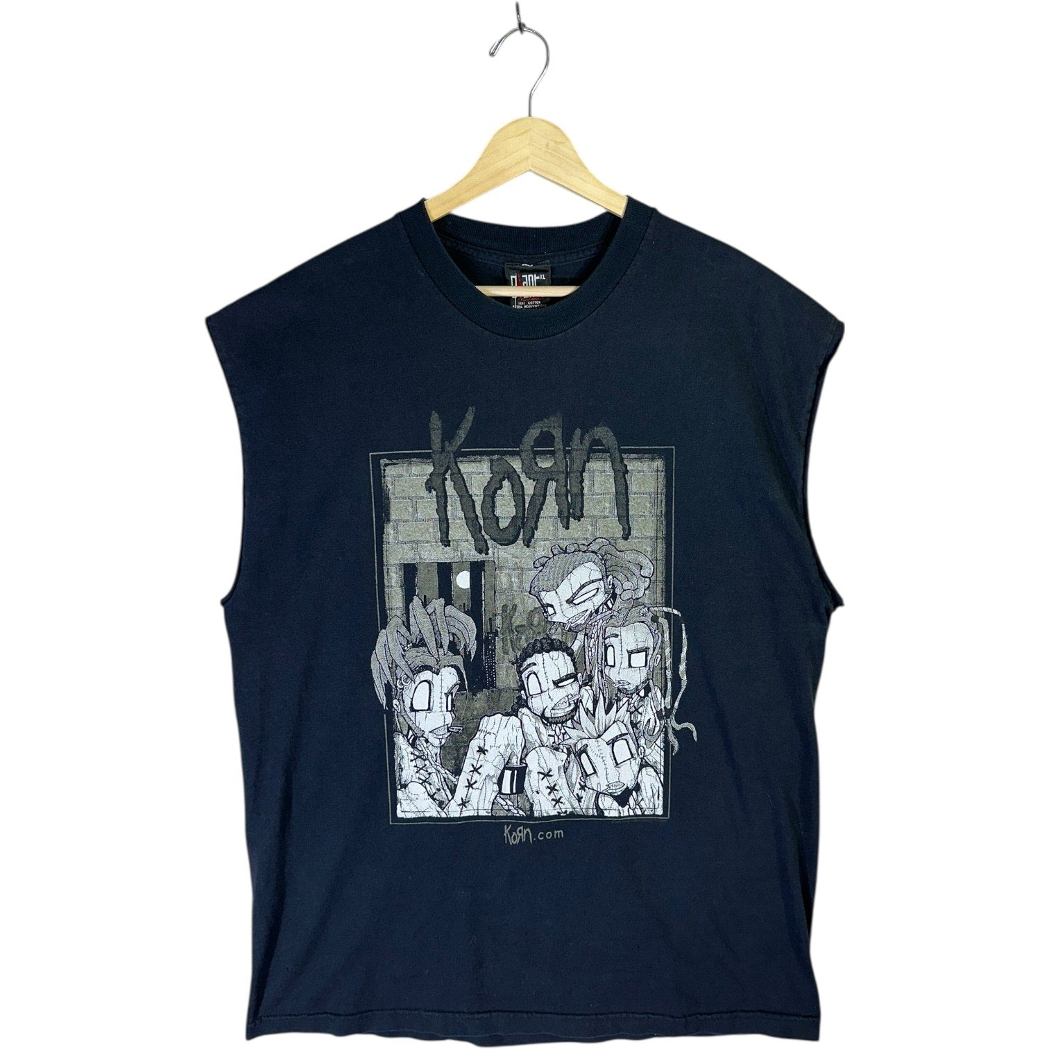 Vintage Korn Cartoon Muscle Tee Tank Top