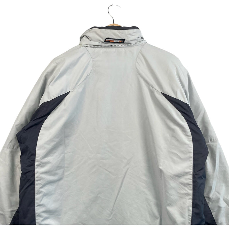 Vintage Nike Mini Swoosh Logo Color Block Puffer Jacket