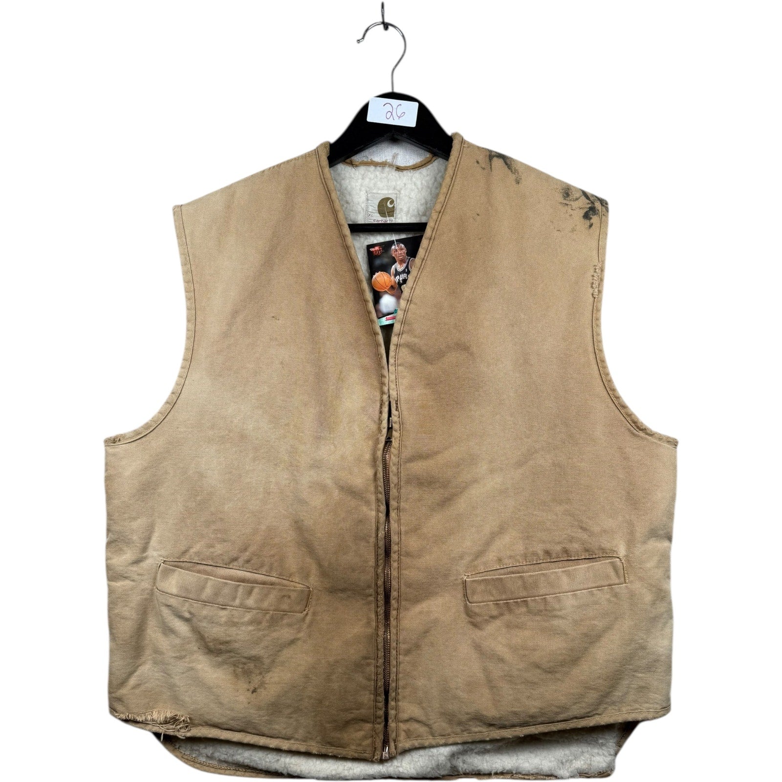 Vintage Carhartt Full Zip Workwear Vest