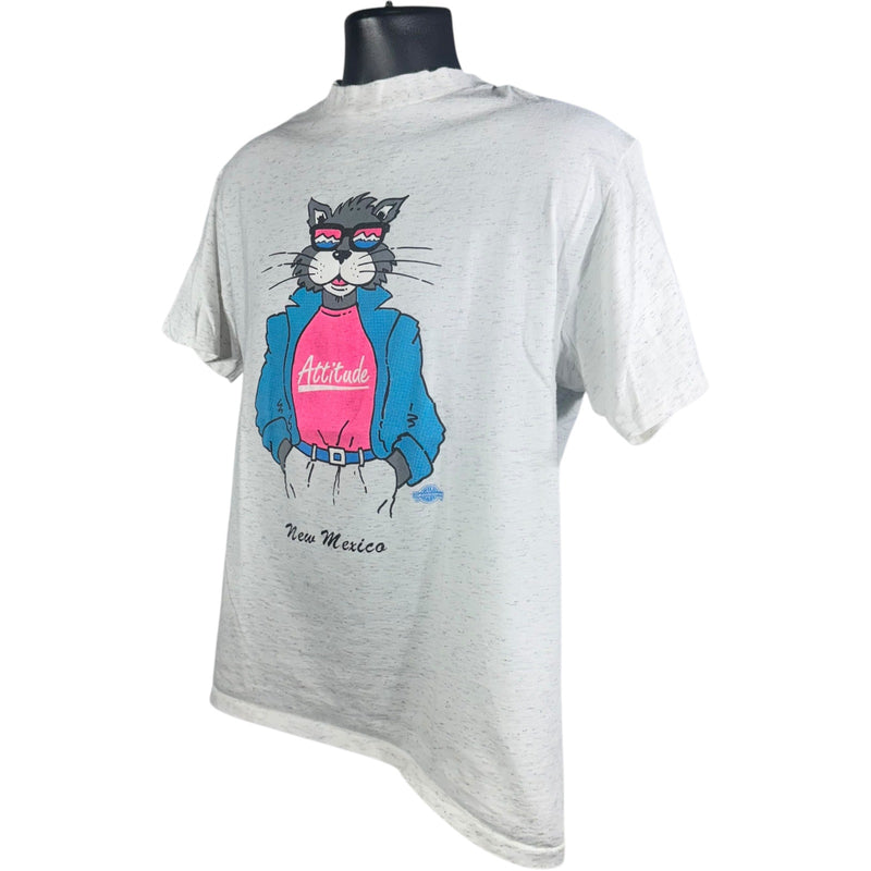 Vintage New Mexico Cat "Attitude" Souvenir Tee