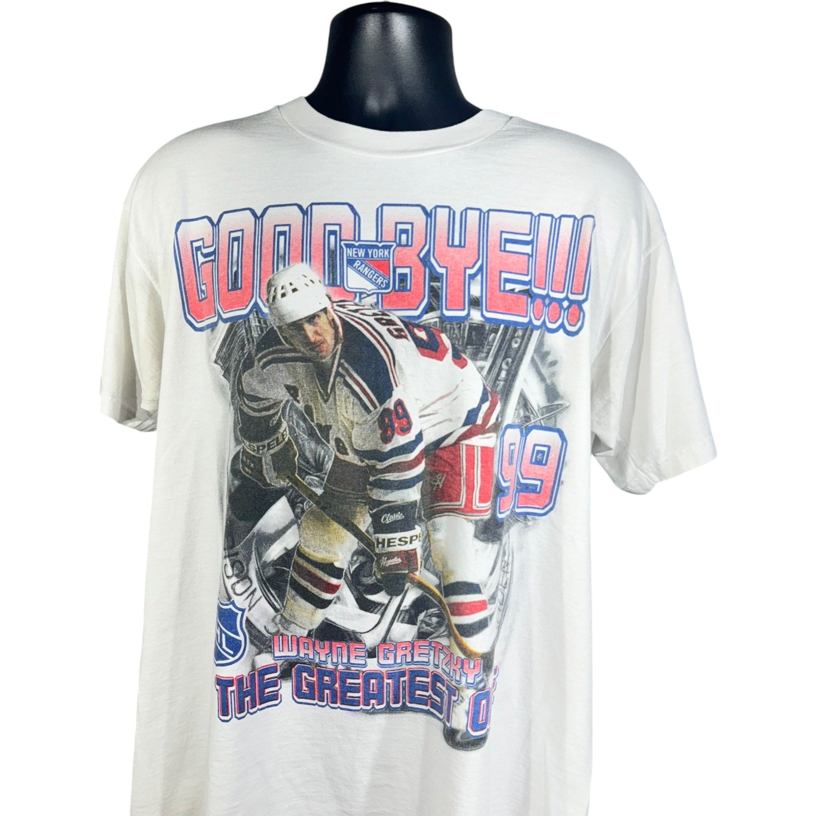 Vintage New York Rangers "Goodbye Wayne Gretzky" Tee