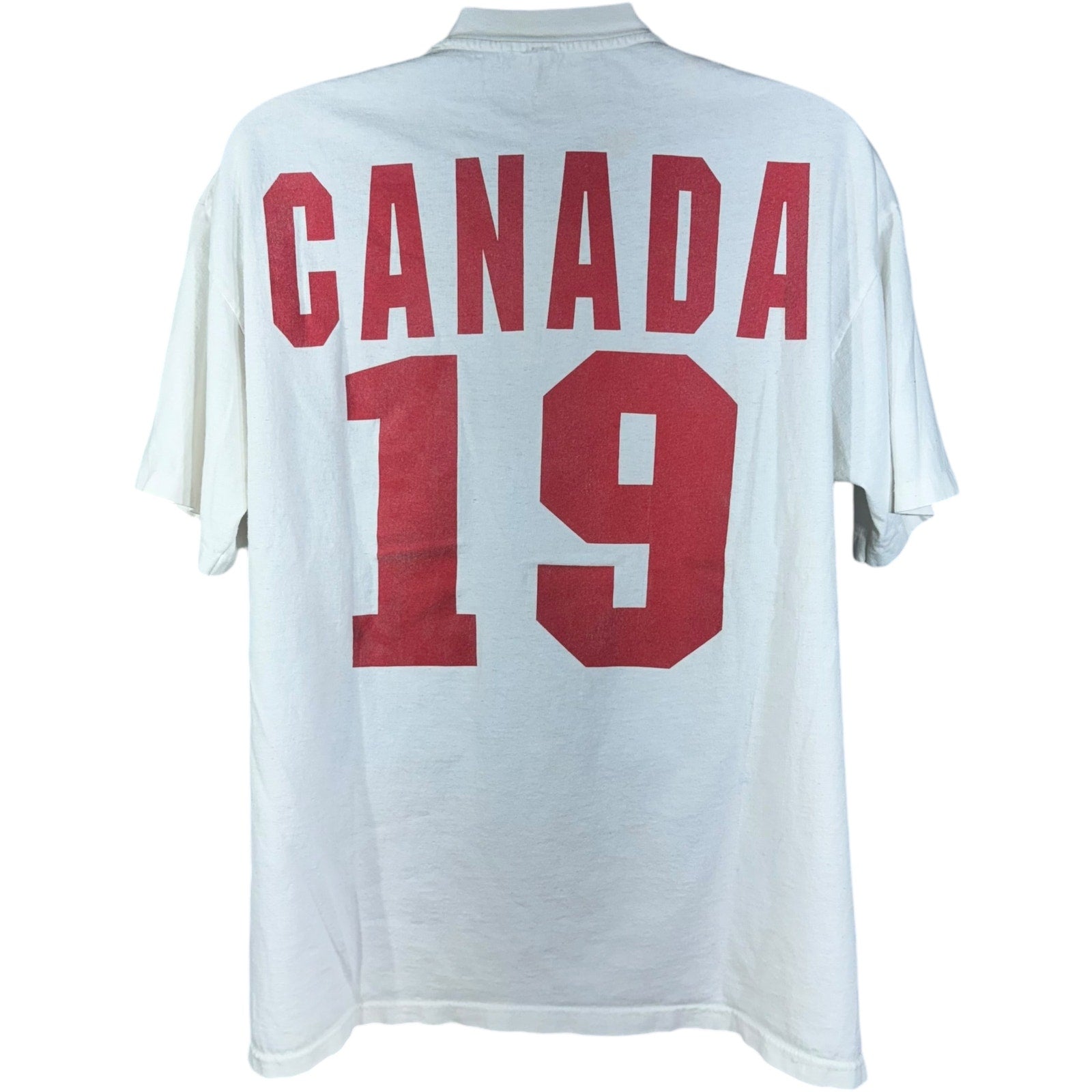 Vintage Canada Hockey Paul Anderson # 19 Anniversary Tee 90s