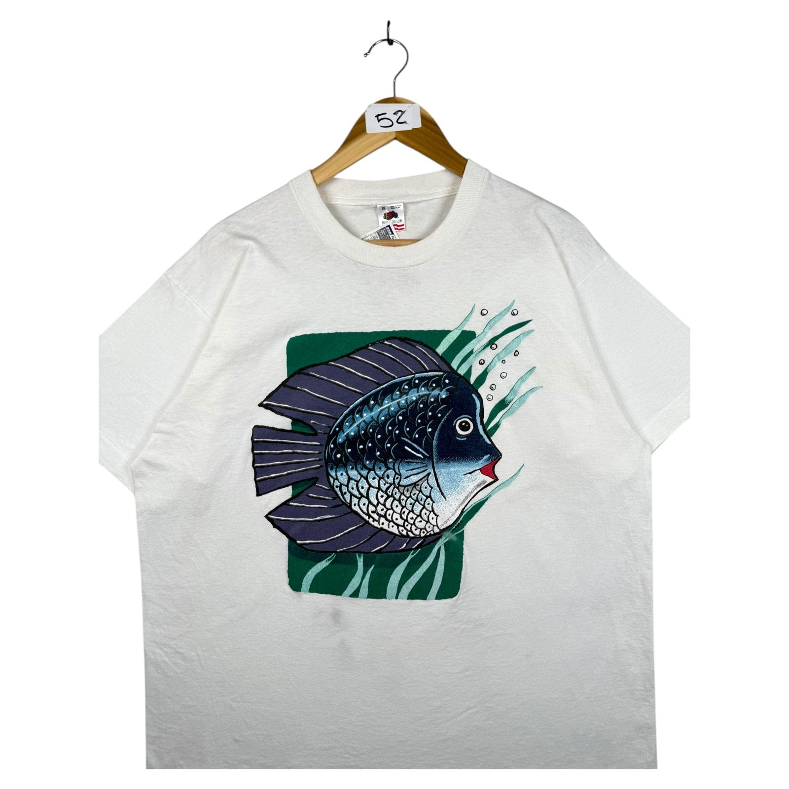 Vintage Fish Graphic T-Shirt