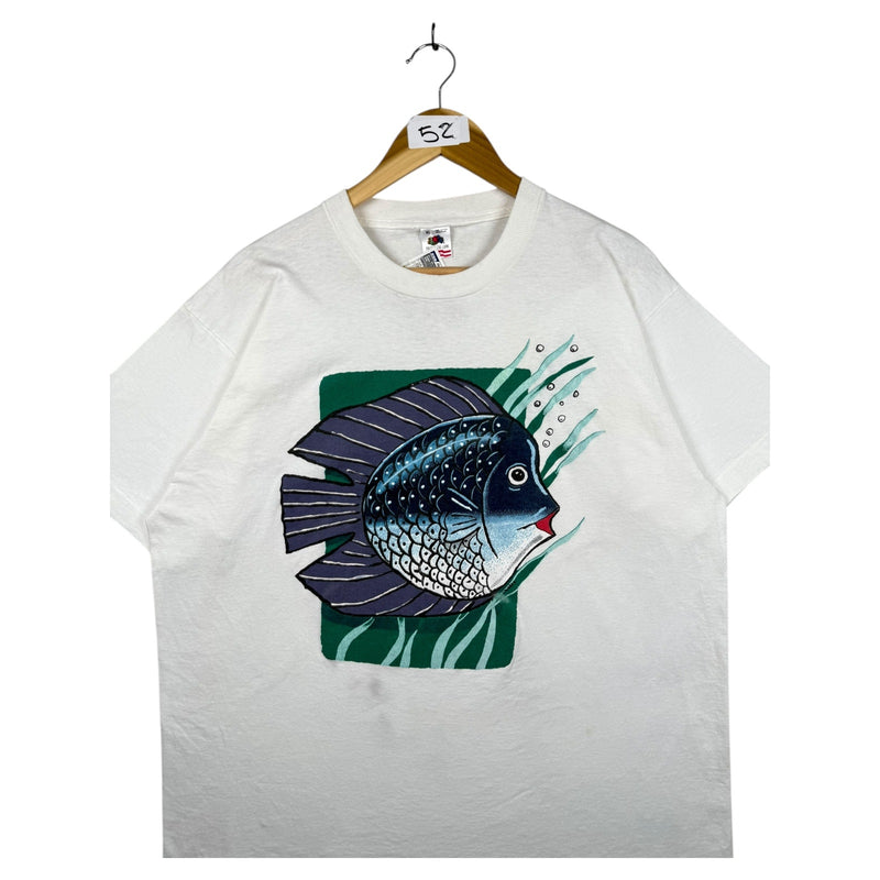 Vintage Fish Graphic T-Shirt