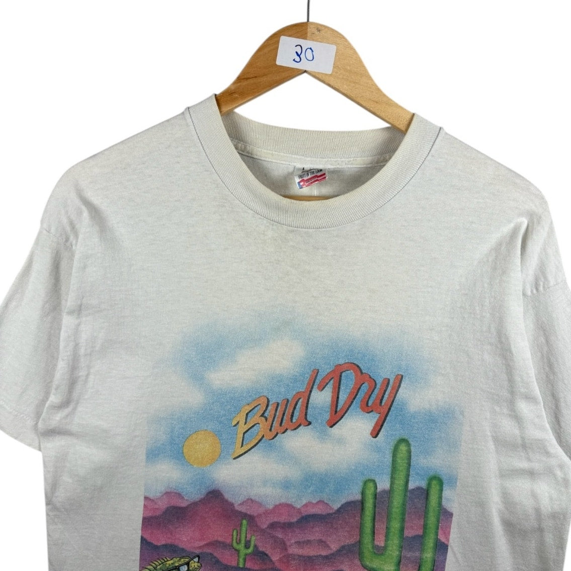 Vintage Bud Dry Desert Scene T-Shirt