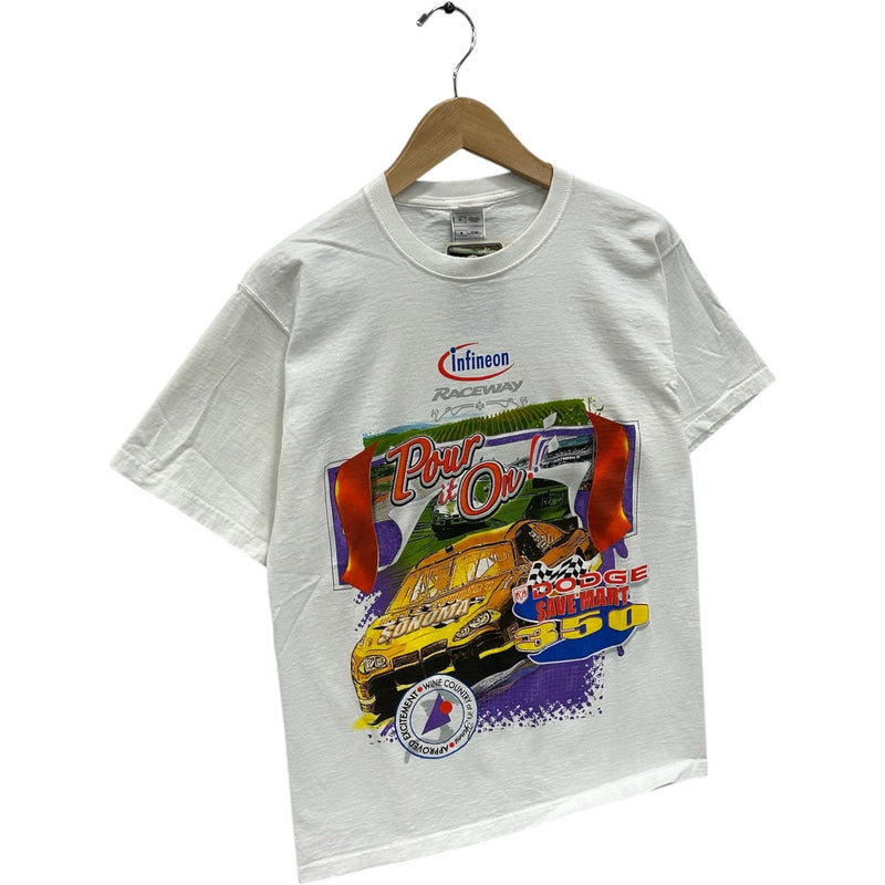 Vintage Dodge Save Mart 350 Infineon Raceway NASCAR Tee