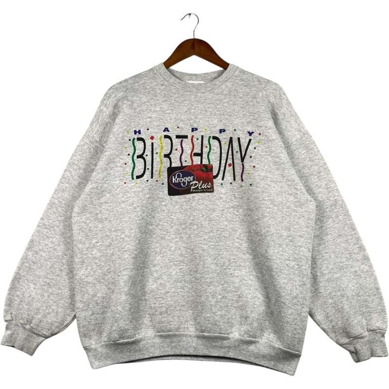 Vintage Happy Birthday Kroger Crewneck
