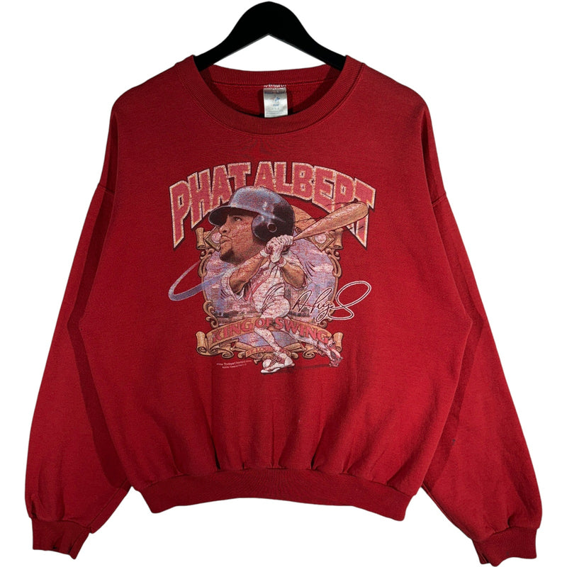 Vintage Phat Albert Pujols "King Of Swings" Crewneck