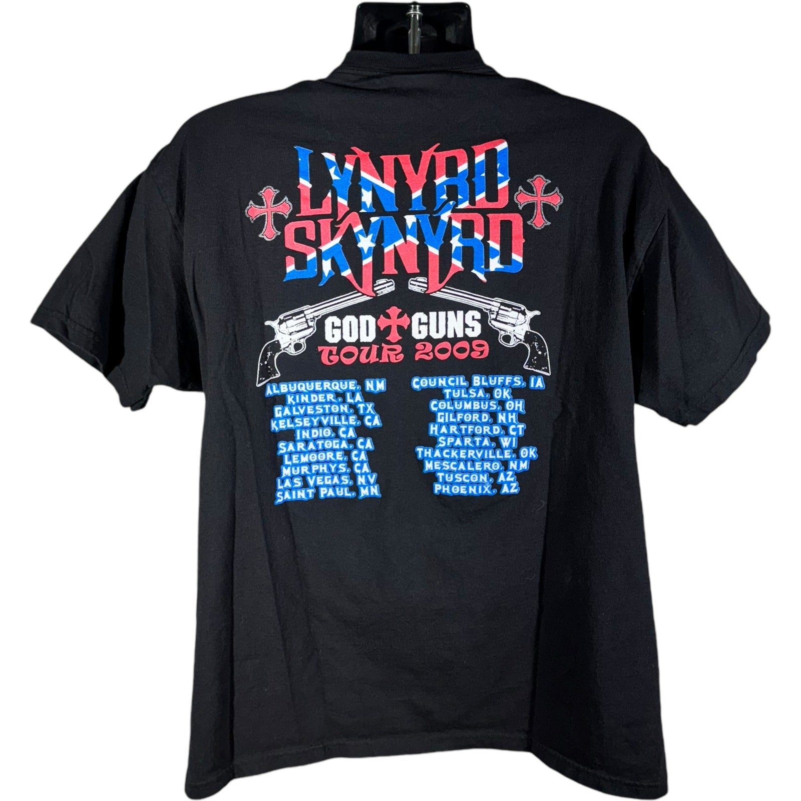 Vintage Lynyrd Skynyrd God Guns Tour Tee