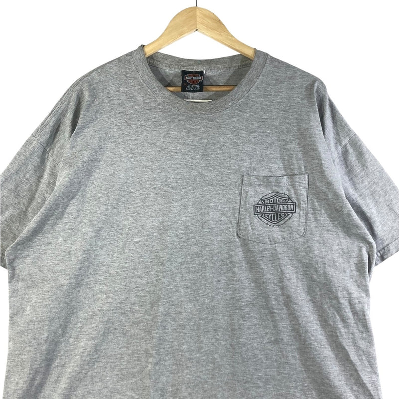 Vintage Harley Davidson Winona Minnesota Pocket T-Shirt