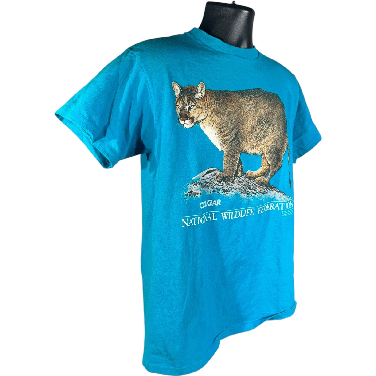 Vintage National Wildlife Federation Cougar Nature Tee 90s