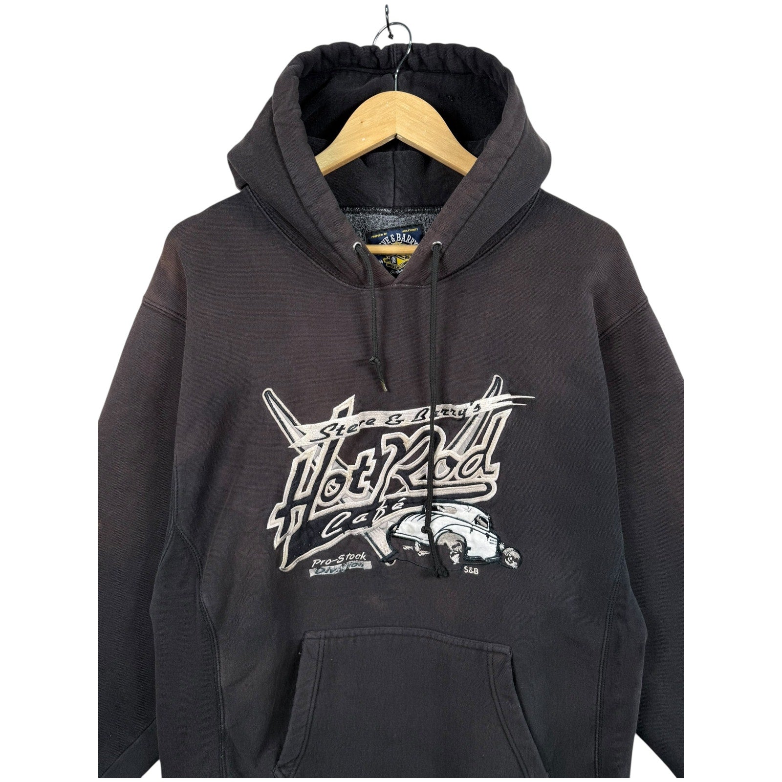 Vintage Steve & Barry's Hot Rod Cafe Hoodie