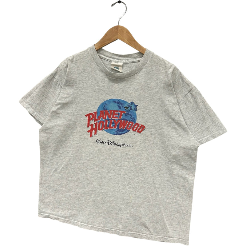 Vintage Planet Hollywood World Disney World Spellout Souvenir Tee