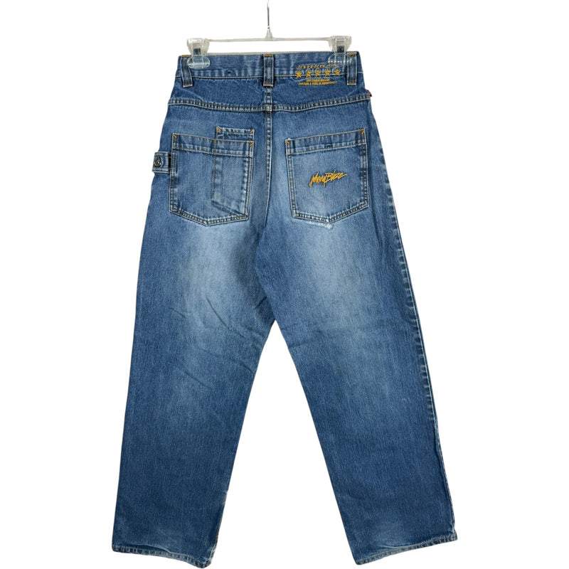 Vintage Johnny Blaze Wide Leg Denim Jeans 28