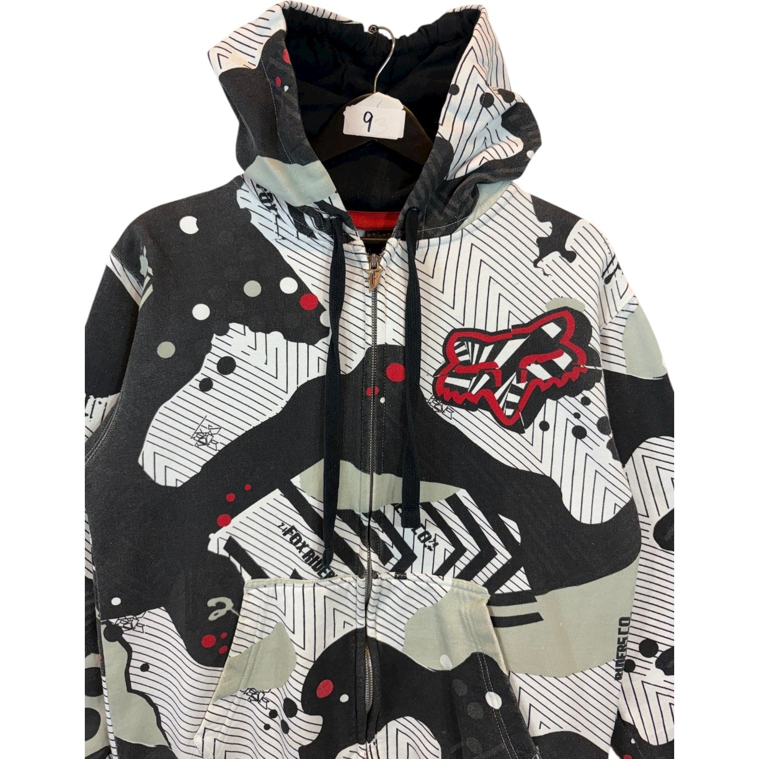 Vintage Fox Riders Co. AOP Hoodie