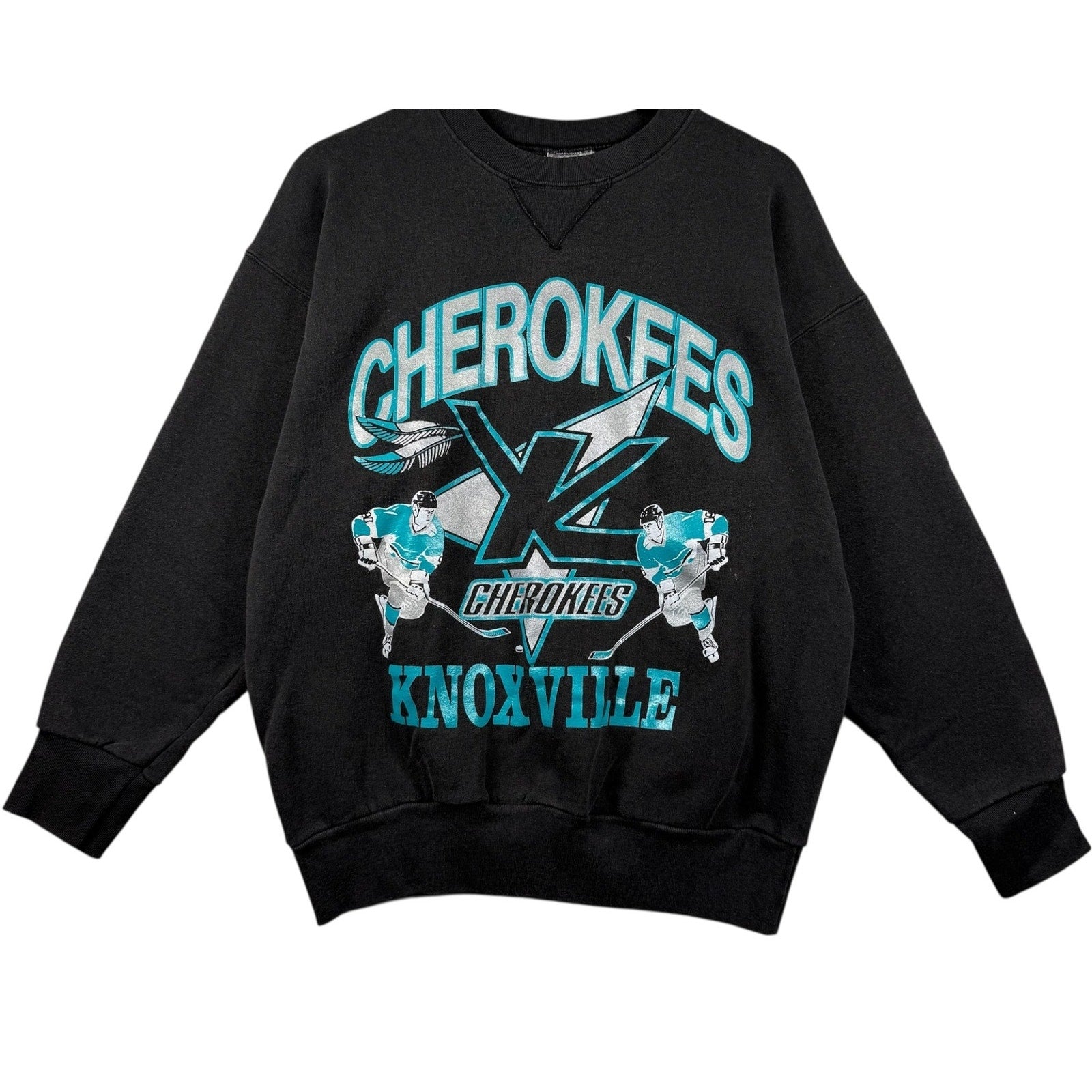 Vintage Knoxville Cherokees Hockey Crewneck