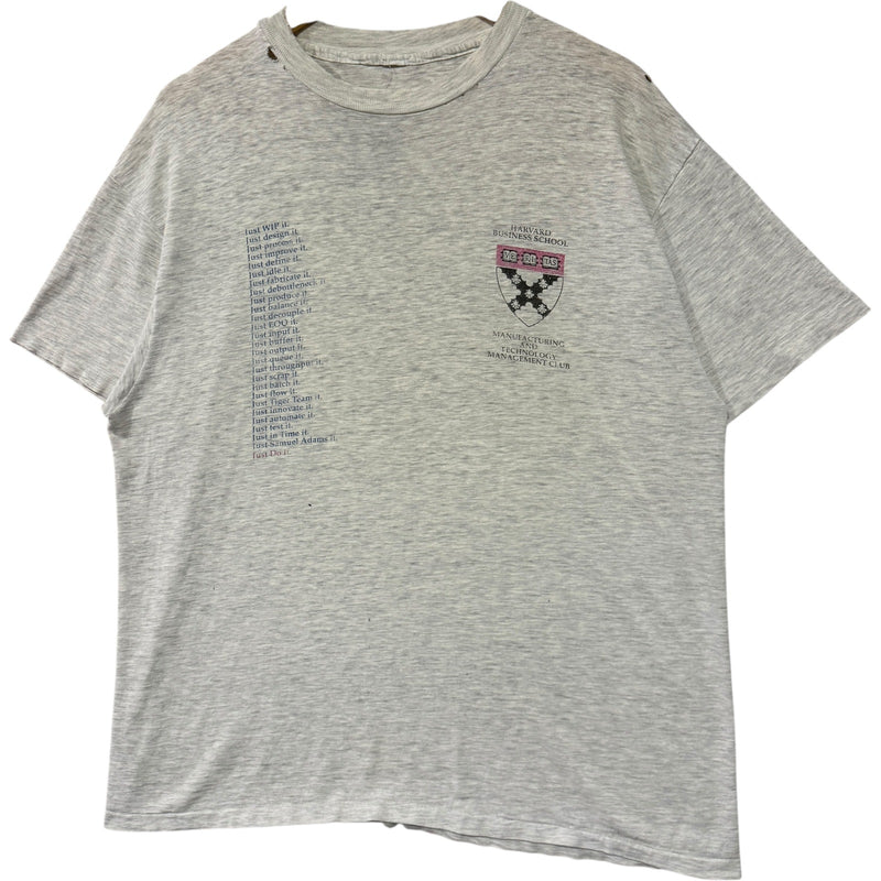 Vintage Harvard University Business School Club Logo Tee