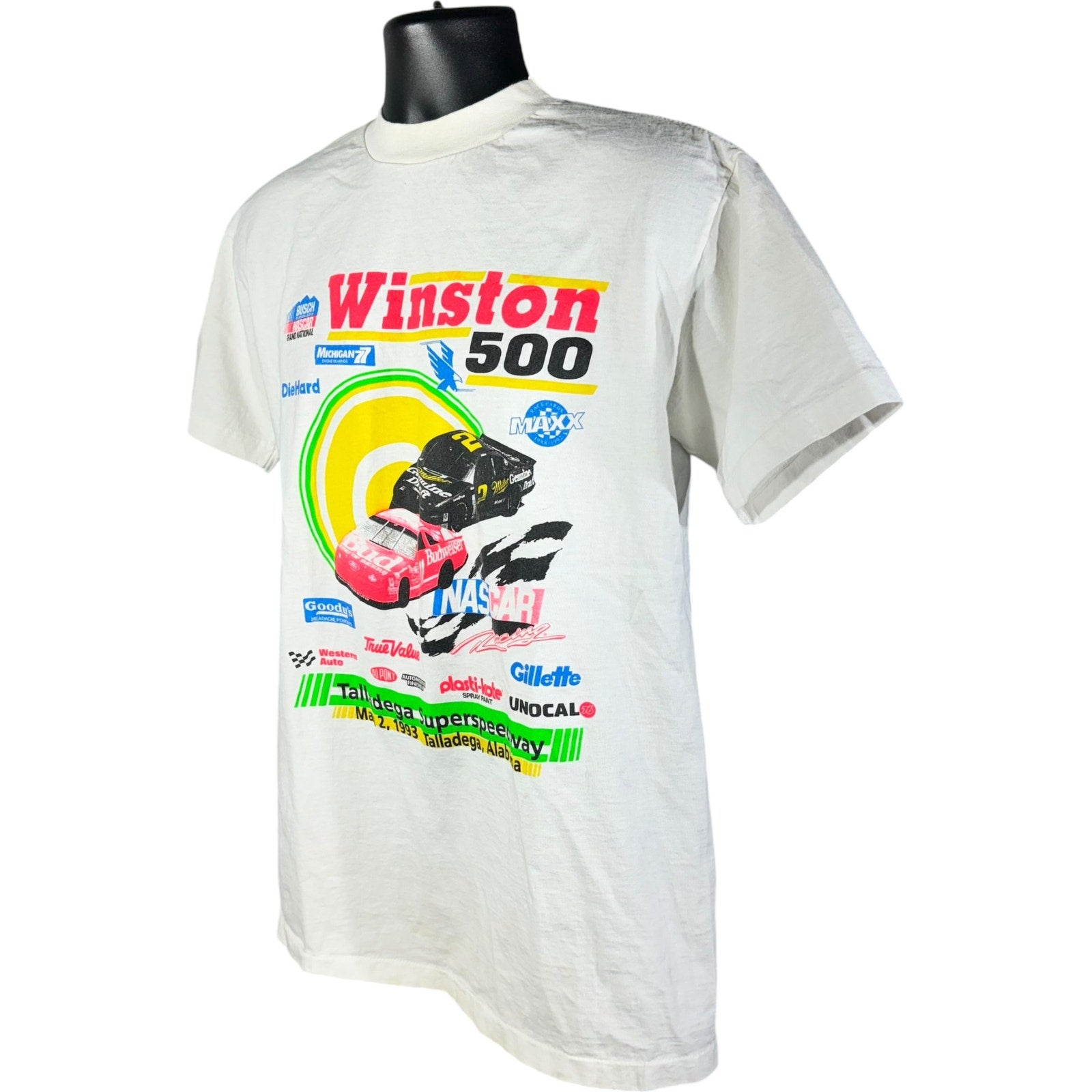 Vintage Winston 500 Nascar Racing Tee 1993