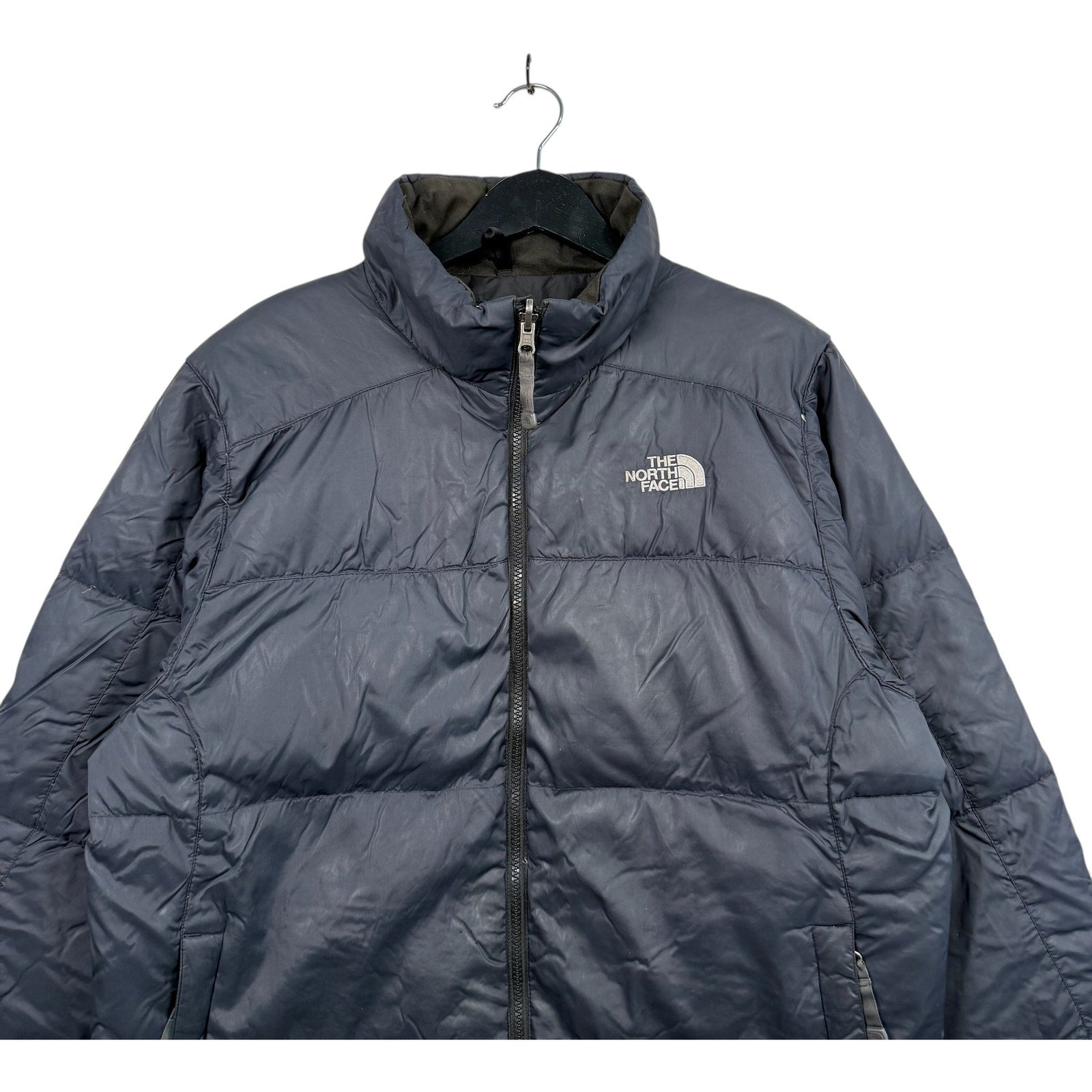 Vintage The North Face Mini Logo Full Zip Puffer Jacket