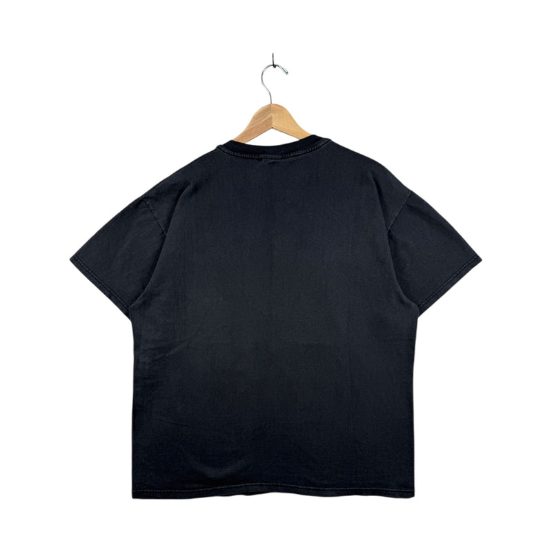 Vintage Wolf Graphic Print T-Shirt