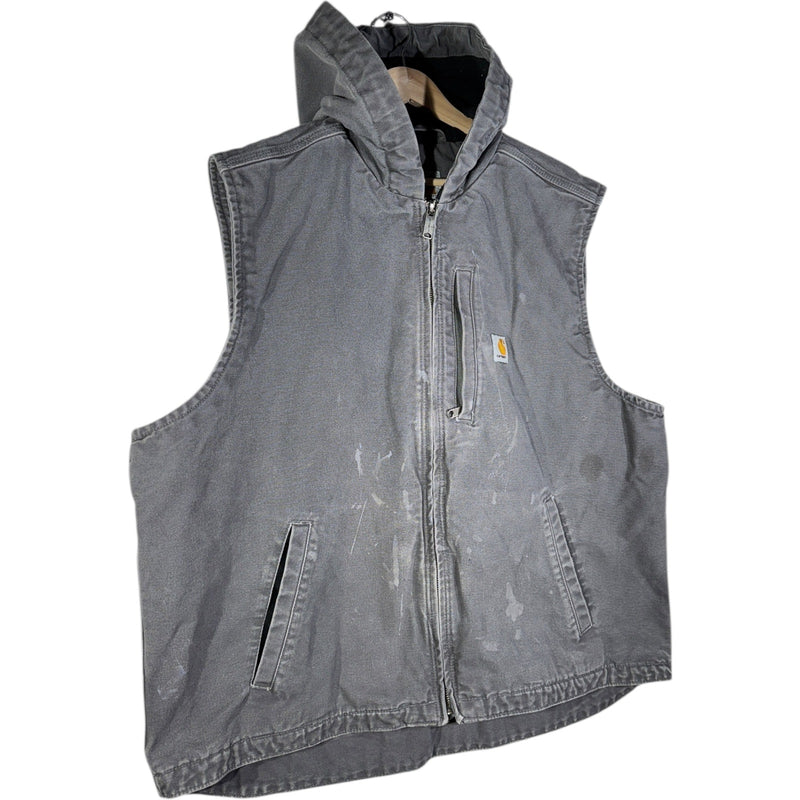 Vintage Carhartt Hooded Workwear Vest