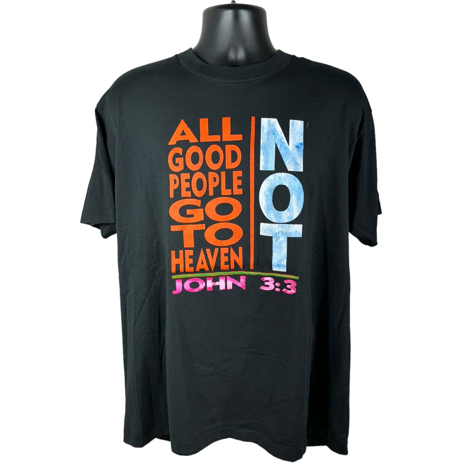 Vintage "John 3:3" Religious Tee