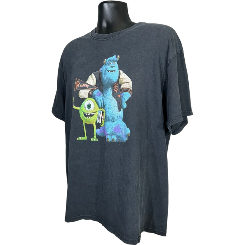 Vintage Disney Monsters Inc. SF Giants Collaboration MLB Tee