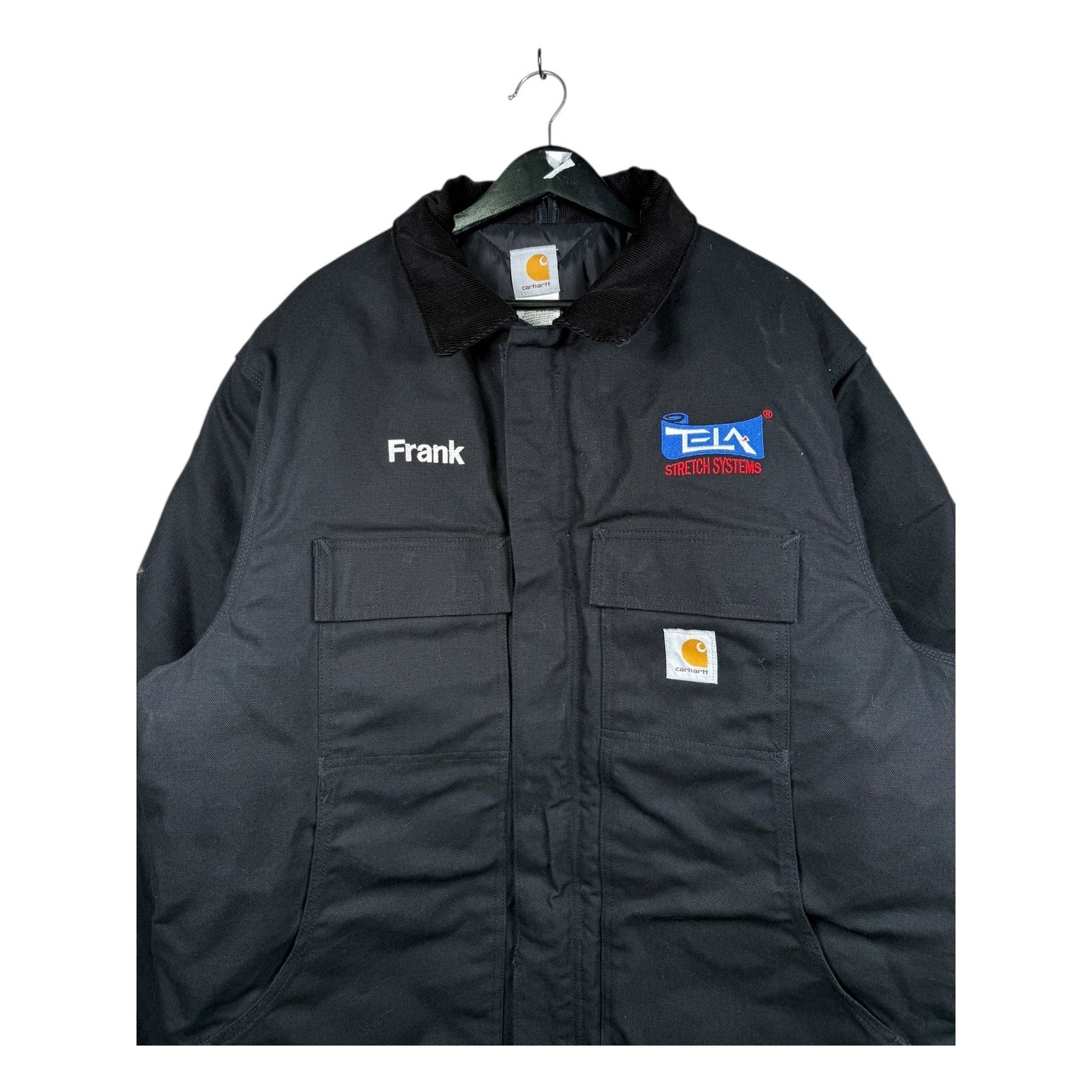 Vintage Carhartt Black TCA Stretch Systems Workwear Jacket