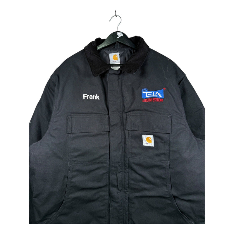 Vintage Carhartt Black TCA Stretch Systems Workwear Jacket