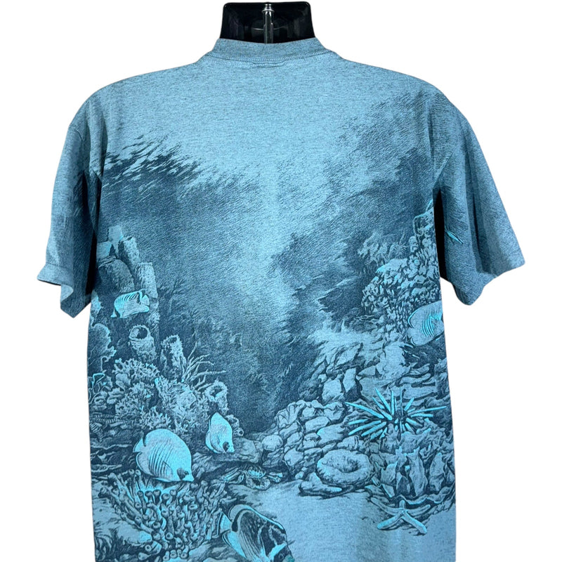 Vintage Under Water Turtles AOP Tee 90s