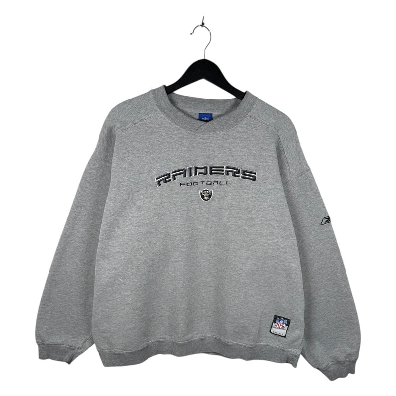 Vintage NFL x Reebok Raiders Football Crewneck