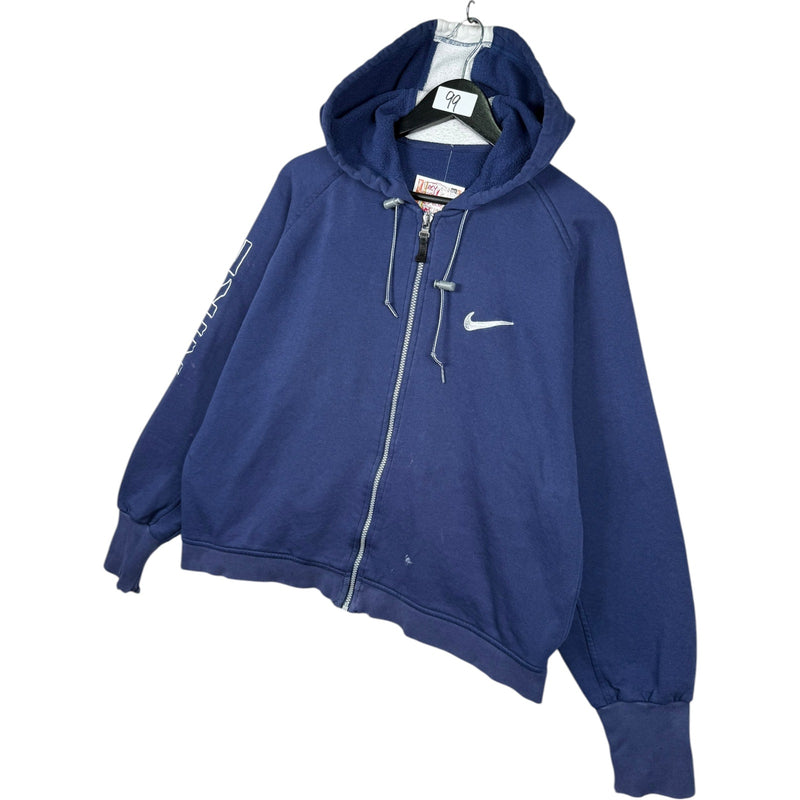 Vintage Nike Swoosh Boxy Full Zip Hoodie