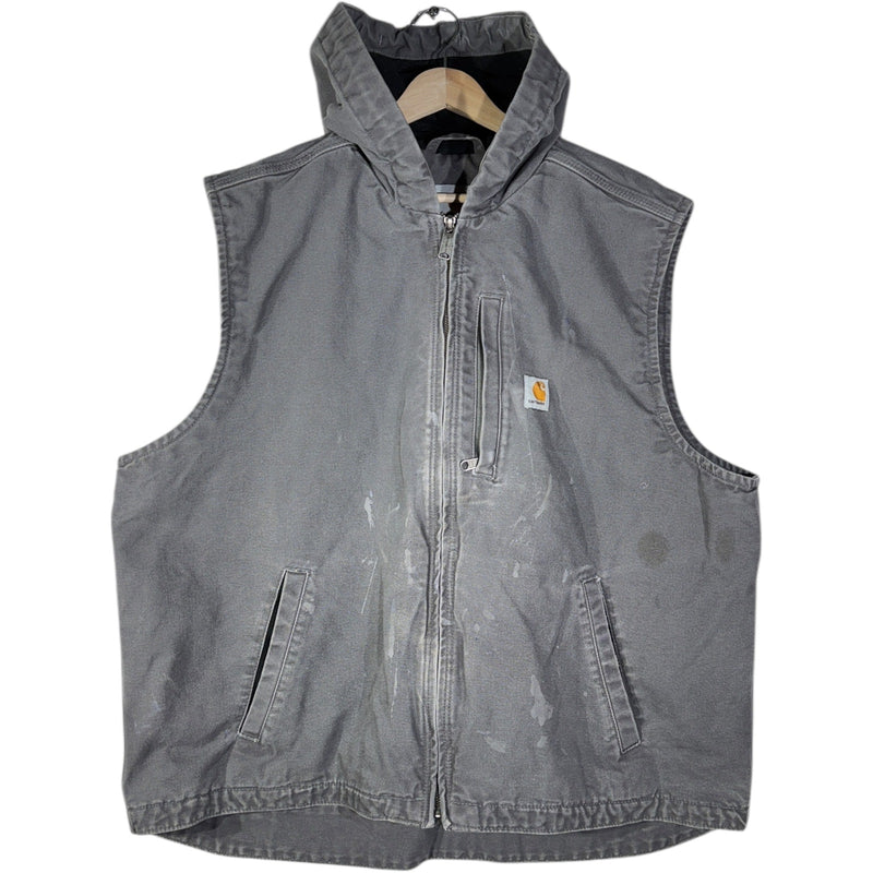Vintage Carhartt Hooded Workwear Vest