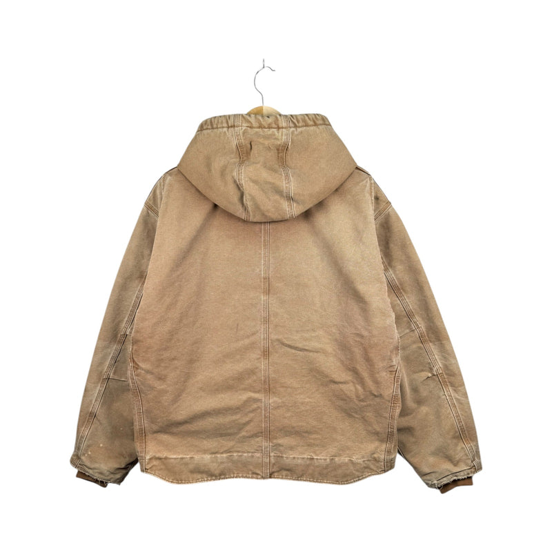 Vintage Carhartt Sherpa-Lined Full Zip Hoodie