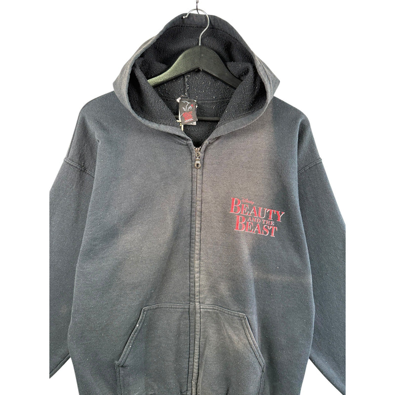 Vintage Disney Beauty And The Beast Full Zip Hoodie